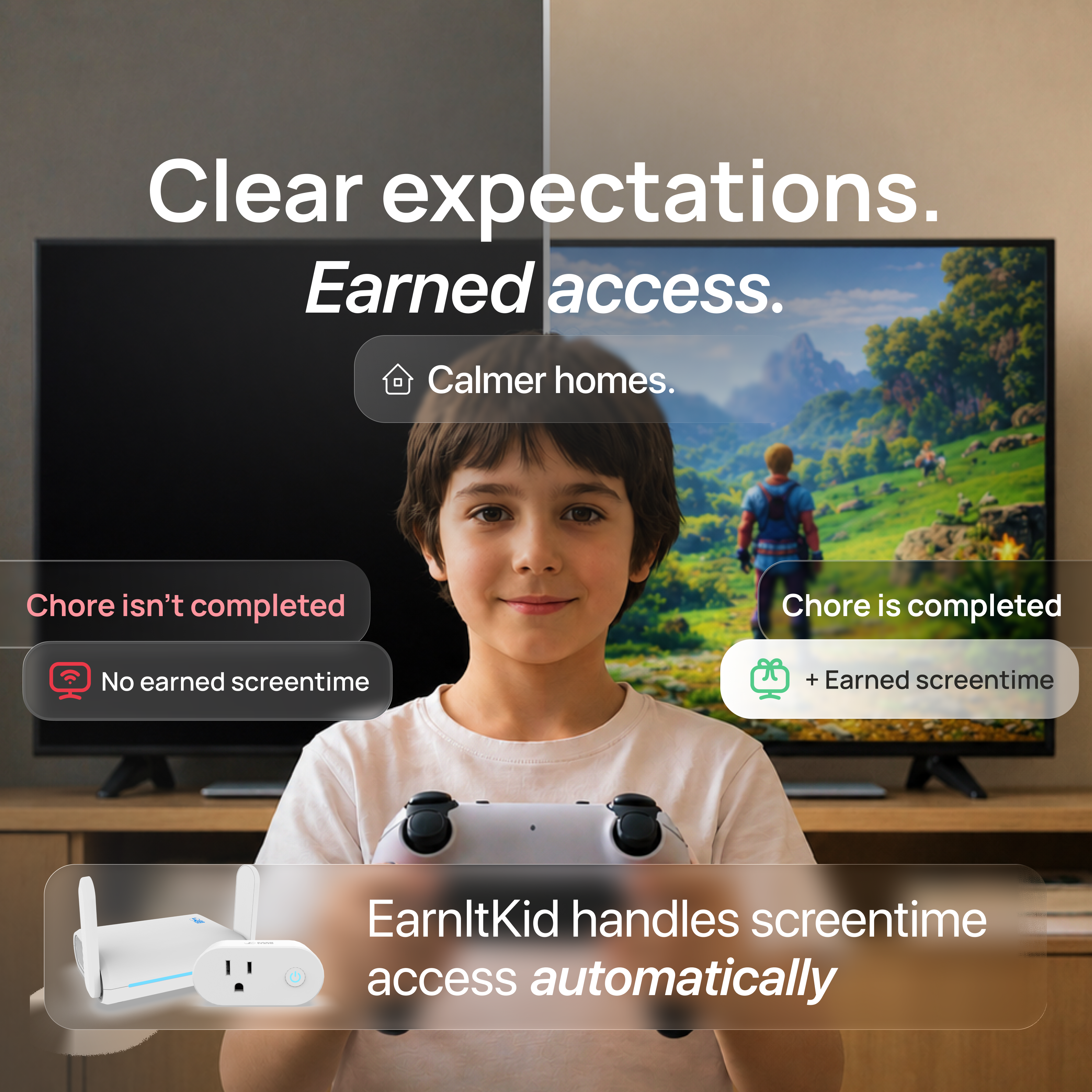 unlisted EarnItKid Family Hub Touchscreen System
